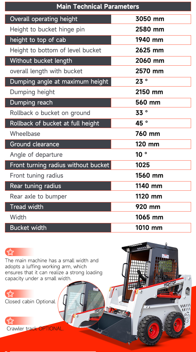 HT-L25 Skid Gulder Loader