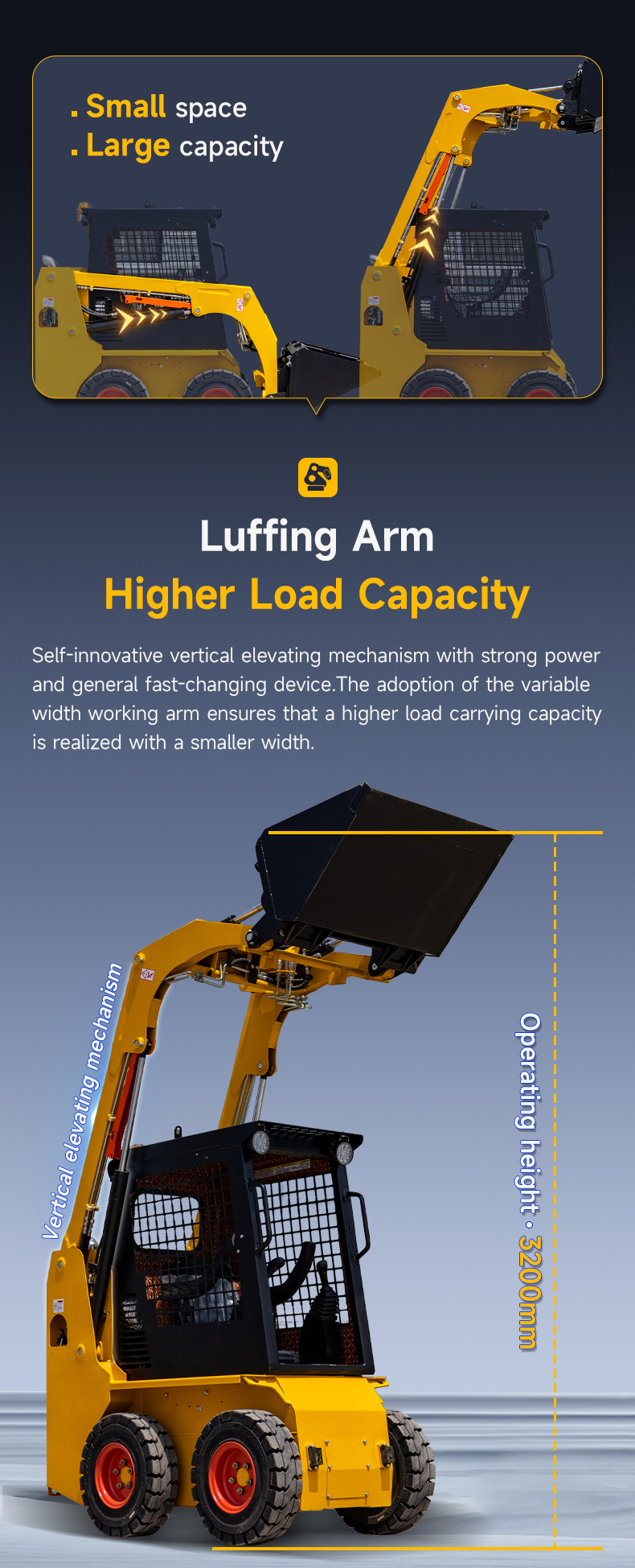 HTHER25 Skid Gulder Loader