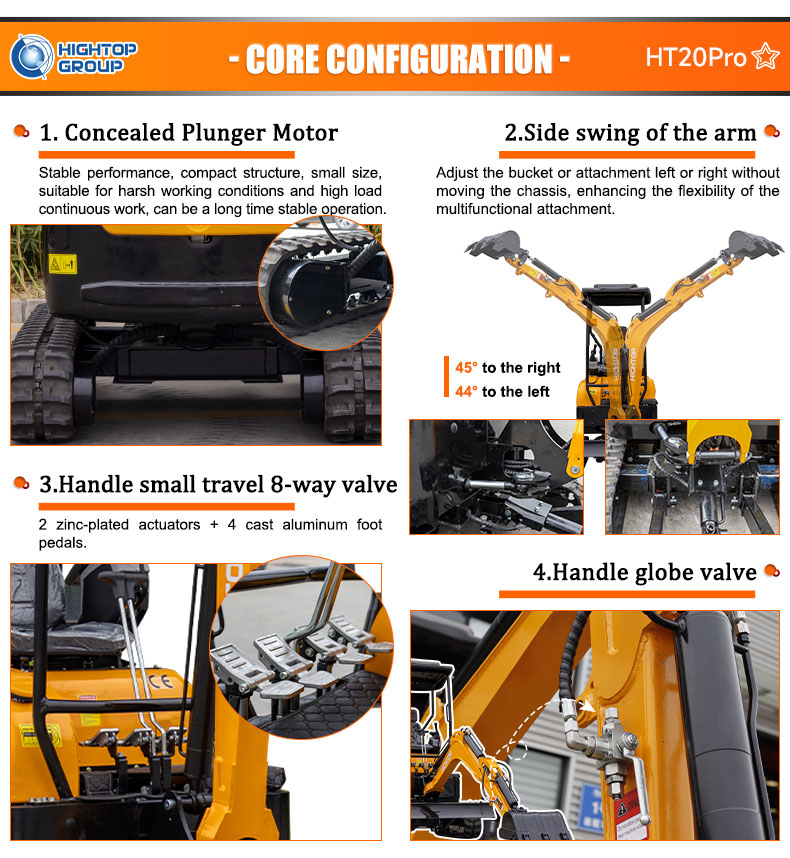 HT20Pro Mini Excavator 