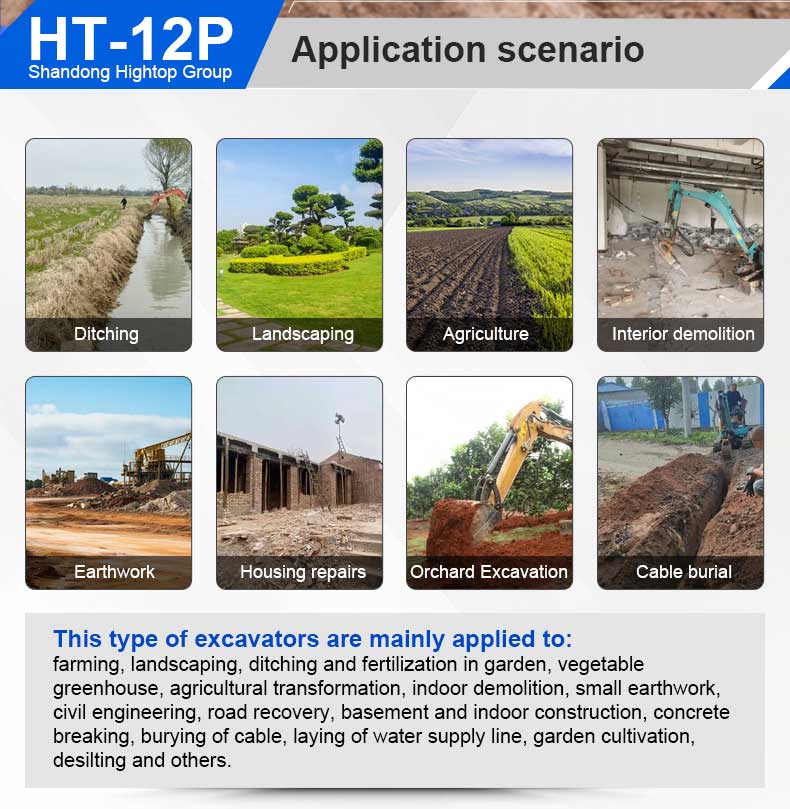 HT12P Mini Excavator 