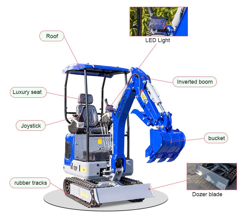 HT12P Mini Excavator 