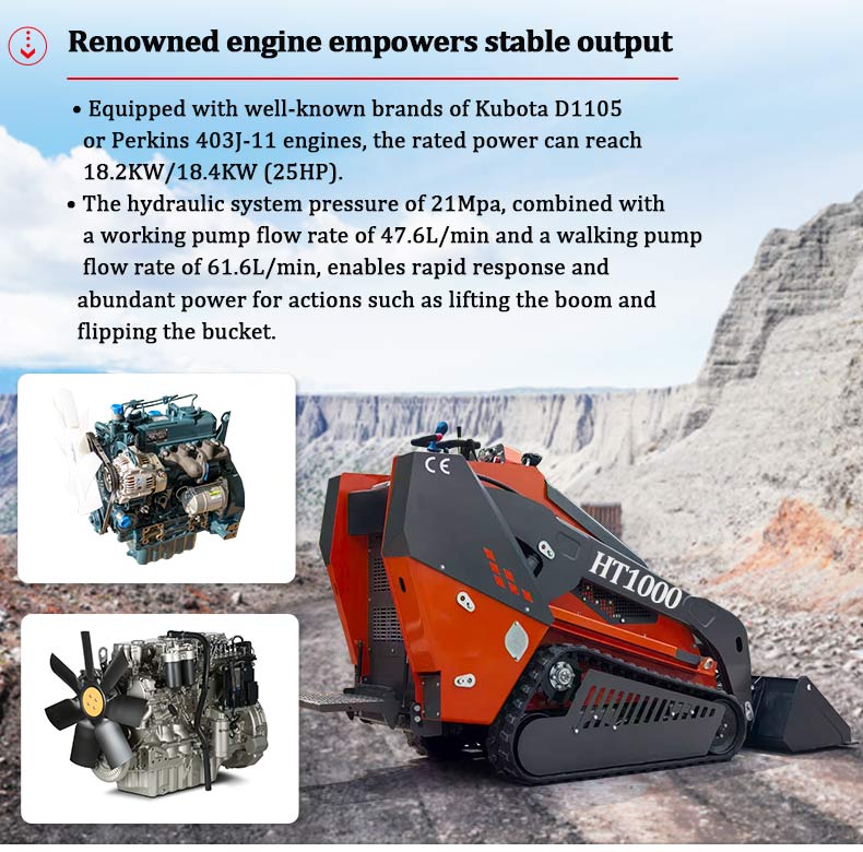  Мини-погрузчик HT1000