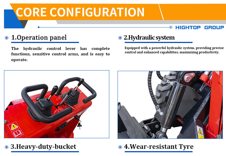  HTSL390 Skid Управляющий погрузчик 