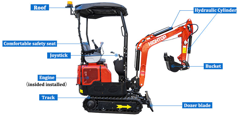 HT12G Mini Excavator 